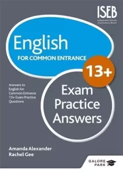 Image of English for common entrance at 13+ Exam practice by Amanda Alexander