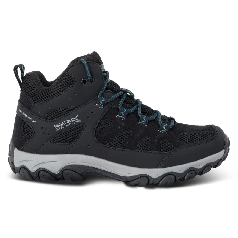 Image of Regatta Womens Edgepoint IV Mid Walking Boots Waterproof Hiking Boots EU36/UK3 Black 01945503230