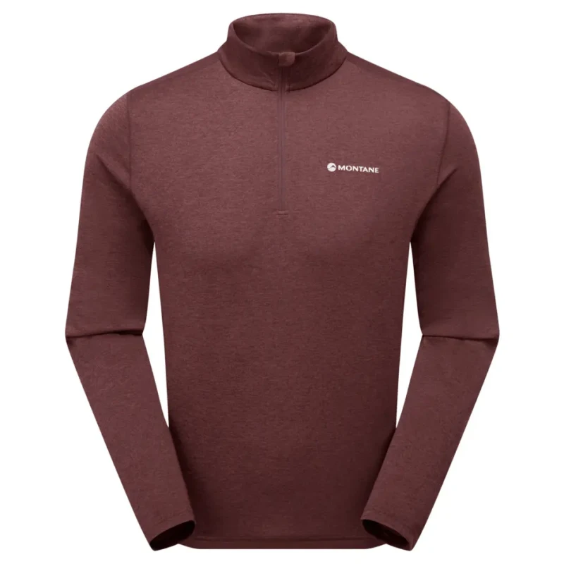 Image of Zip-neck undergarment Montane Dart Rouge Male L