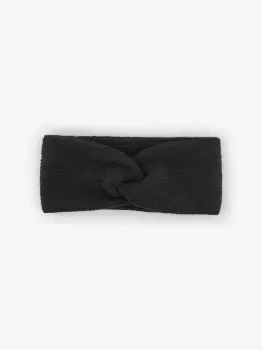 image of PIECES Knot Headband Women Black