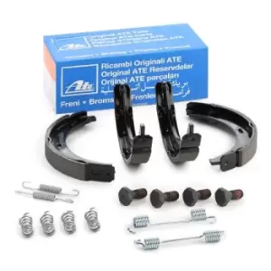 Image of ATE Handbrake Shoes MERCEDES-BENZ 03.0137-0170.2 1244200320,1244200520,1244200720 Parking Brake Pads,Handbrake Pads,Brake Shoe Set, parking brake