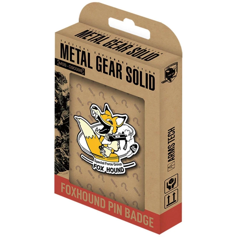 Image of Metal Gear Solid Limited Edition FOXHOUND Insignia Pin Badge Multi unisex