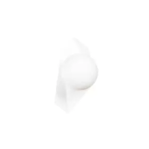 Image of Emibig Thord White Wall Lamp with White Glass Shades, 1x E14