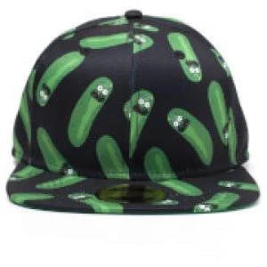 image of Rick and Morty Pickle Rick Snapback - Black