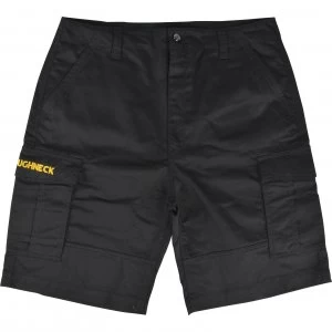 image of Roughneck Mens Cargo Shorts Black 32