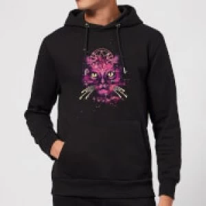 image of Captain Marvel Neon Goose Hoodie - Black