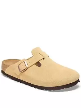 image of Birkenstock Boston Vl Latte Cream, Off White, Size 7, Women