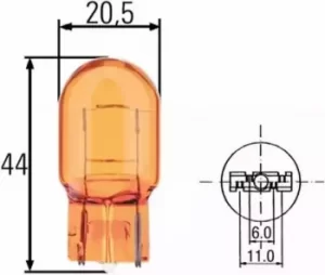 Image of Bulb 8GP009021-002 by Hella