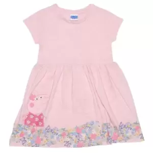Image of Peppa Pig Girls Flower Dress (18-24 Months) (Pale Pink)