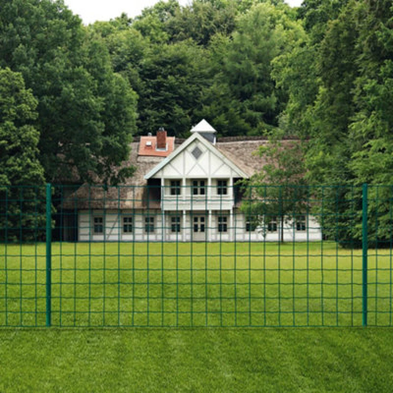 Image of Euro Fence Set 20x0.8 m Steel Green