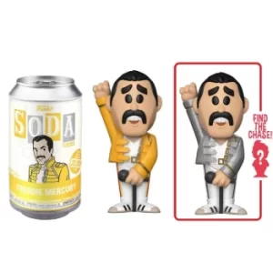Image of Queen Freddie Mercury Vinyl Soda Figure in Collector Can