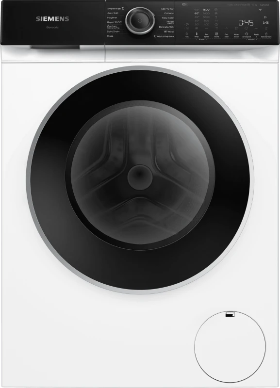Image of Siemens IQ500 WG56H2A9GB 10KG Washing Machine with 1600 rpm - White - A Rated