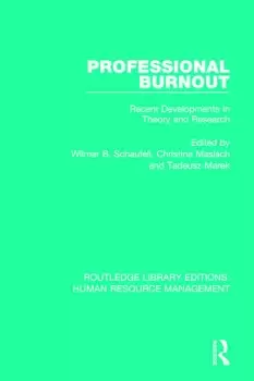Image of Professional BurnoutRecent Developments in Theory and Research