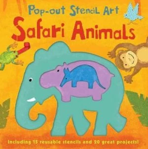 Image of Pop-Out Stencil Art Safari Animals by Laura Hambleton Book