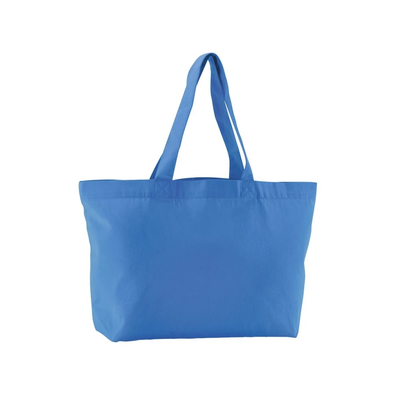 Image of Westford Mill Womens EarthAware Twill Shopper Bag in Blue Blue Female One Size