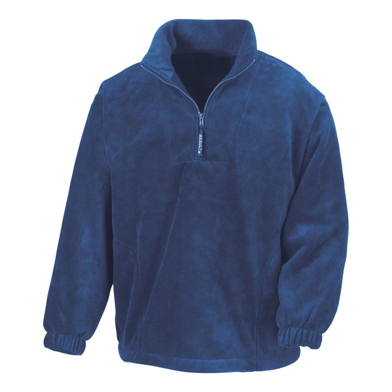 Image of Result Result Men Polartherm Fleece Top in Blue Size: Small Blue S Male 5063527164216