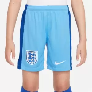 Image of Nike England Away Shorts 2023 Juniors - Blue