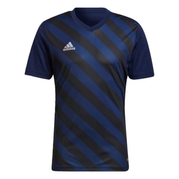 adidas Entrada 22 Graphic Jersey Mens - Team Navy Blue 2 / Black