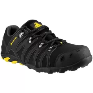 Image of Amblers Safety Unisex FS23 Softshell Safety Trainers (10 UK) (Black) - Black