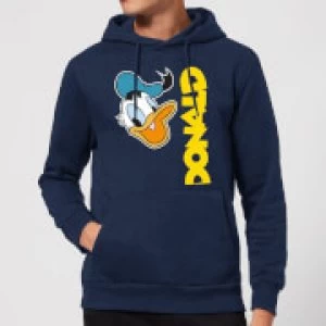 Image of Disney Donald Duck Face Hoodie - Navy - L