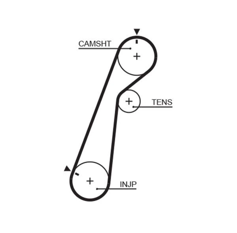 Image of GATES Timing Belt GATES 5478XS