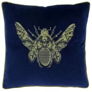 image of Paoletti Cerana Cushion Cover (One Size) (Royal Blue) - Royal Blue