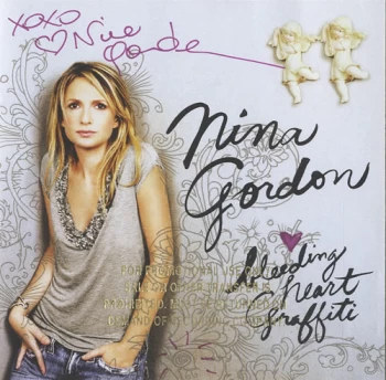 image of Nina Gordon Bleeding Heart Graffiti - Autographed 2006 USA CD album 48227-2