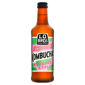 Image of Lo Bros Organic Kombucha Rhubarb & Apple - 330ml