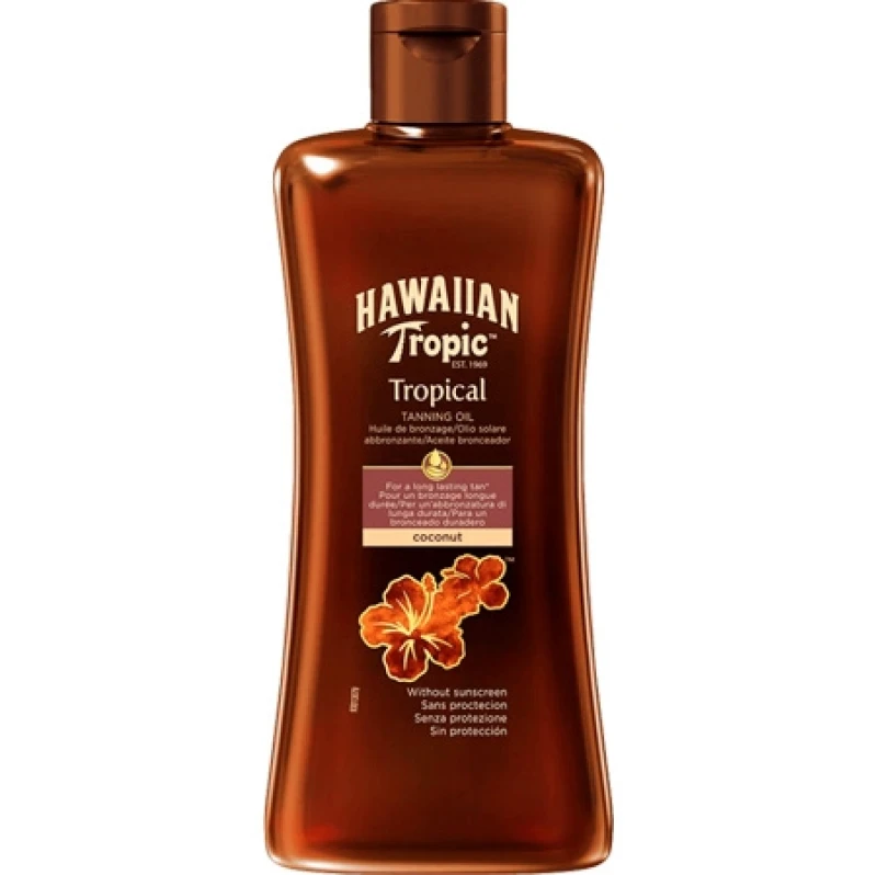 Image of Hawaiian Tropic Tanning Oil - 200ml 200-1445A­01070