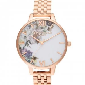 Image of Olivia Burton Enchanted Garden Watch - Rose Gold