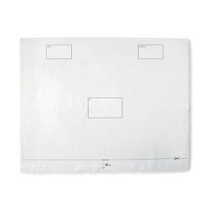 image of 5 Star Elite Envelopes Extra Strong Waterproof Polythene Peel and Seal Opaque 600x430mm Pack 100