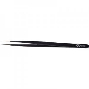 image of C.K. T2368D SD tweezers SS SA-ESD Pointed, slim, extra fine 140 mm