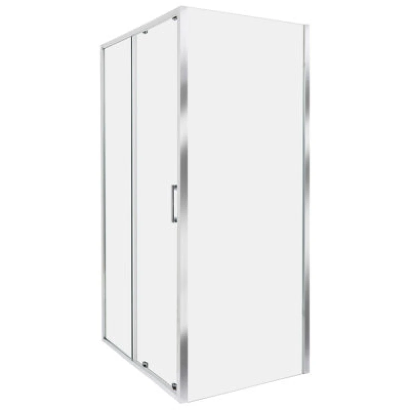 Image of Beliani Shower Enclosure Yoro 800 X 1000 X 1850 mm Silver