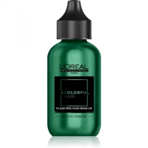 Image of LOreal Professionnel Colorful Hair Pro Hair Make-up 1 Day Hair Make-up Shade Mystic Forest 60ml