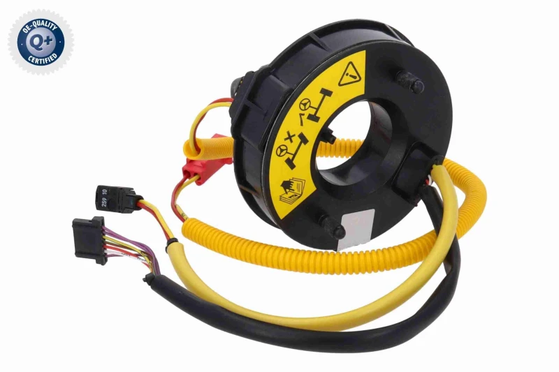 Image of VEMO Clock spring for steering wheel VEMO V48-72-0177