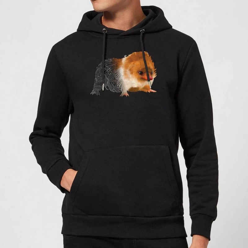 Image of Fantastic Beasts Tribal Baby Niffler Hoodie - Black - L