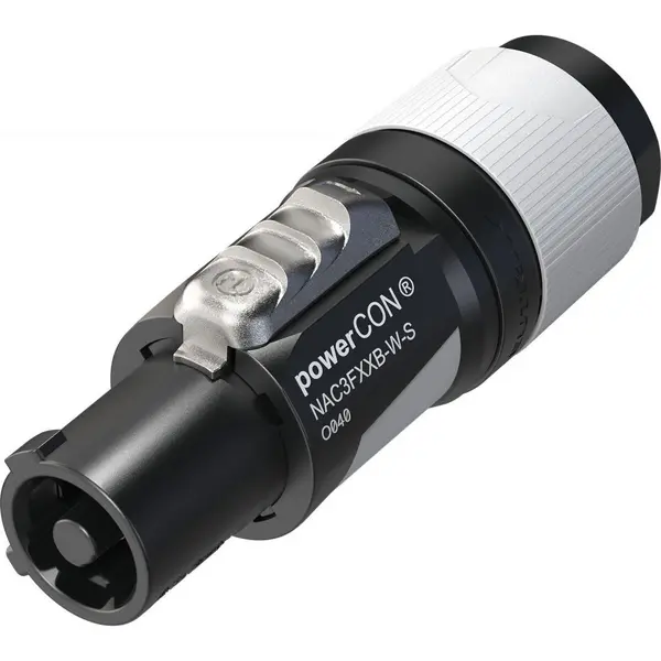 Image of Neutrik NAC3FXXB-W-S Powercon Connector Cable 6-12mm AVS-017698
