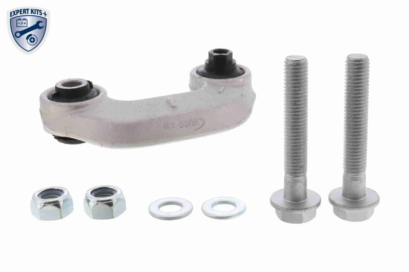 Image of VAICO V10-7245 Anti-roll bar link Original VAICO Quality, Front Axle Left Link Stabiliser (3229)