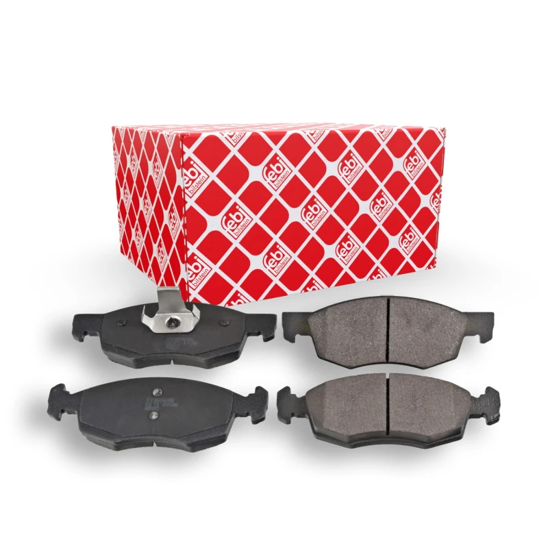 Image of FEBI BILSTEIN 116056 Brake pad set Front Axle, with piston clip Brake Pad Set,disc brake (402)