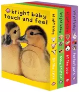 Image of bright baby touch and feel boxed set on the farm baby animals at the zoo an