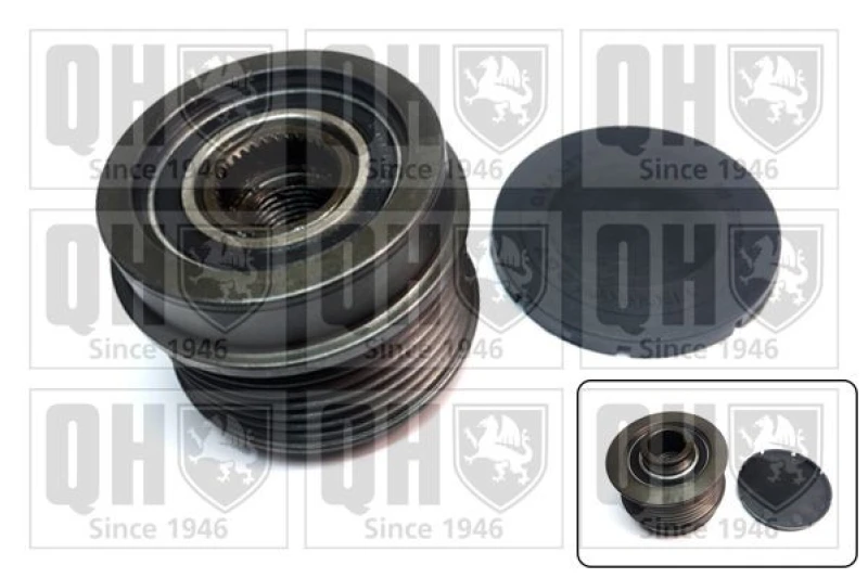 Image of QUINTON HAZELL Alternator clutch pulley QUINTON HAZELL QTR103