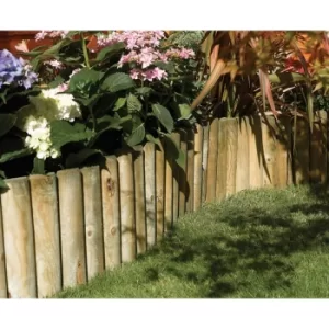 Image of Rowlinson 6" Border Roll 1.8m 4 Pack, Wood
