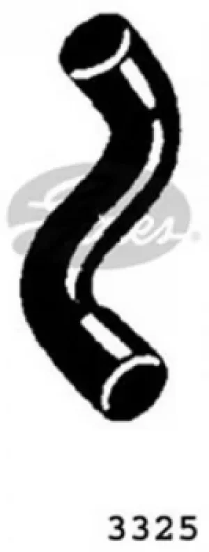 Image of Curved Radiator Hose 180mm X 31 Gates 3325