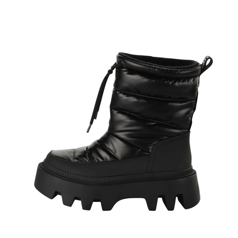 Image of Buffalo Womens boots Buffalo Flora Puffer Boot - Vegan Nylon Noir Female 40