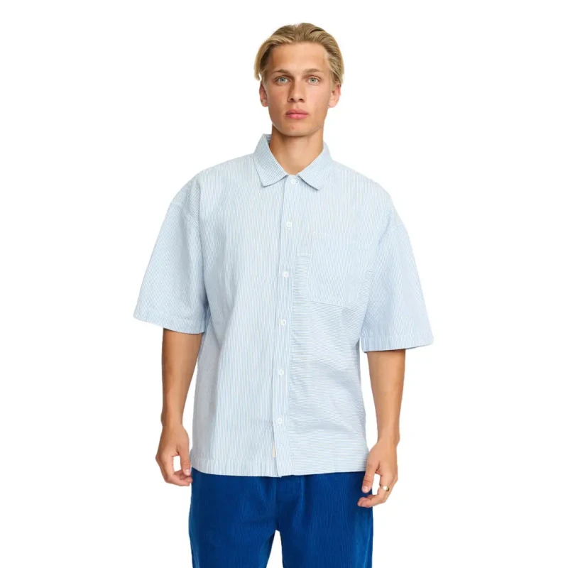 Image of Revolution Oversized shirt Revolution Bleu Male S