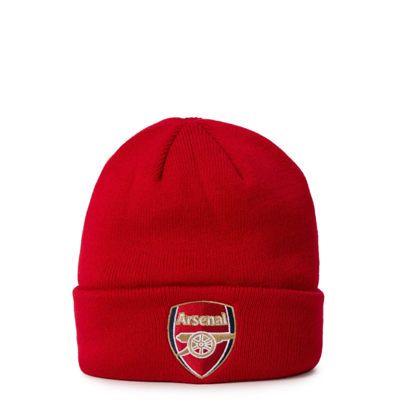 Image of Team Arsenal Beanie Adults - Red Red Mens