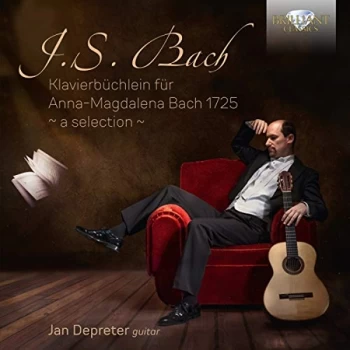 image of Jan Depreter - J.S. Bach: Klavierb&uuml;chlein F&uuml;r Anna-Magdalena Bach 1725 CD