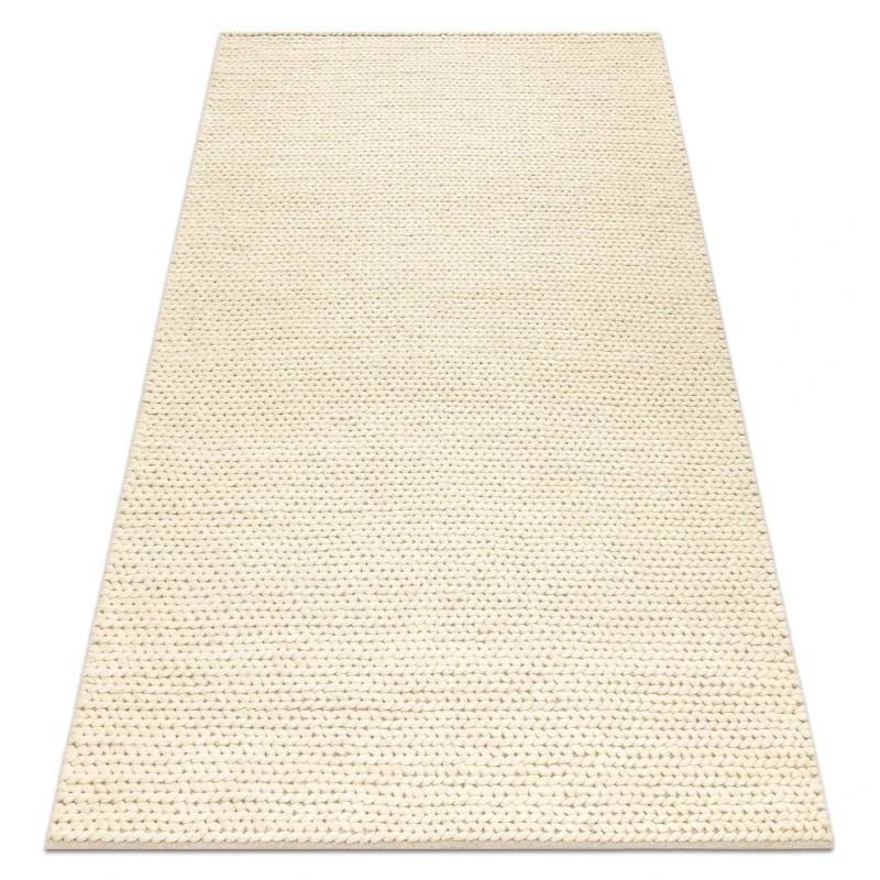 Image of RugsX Wool Carpet Tahar 99004B Cream - Hand-Woven Loop, Uniform 200X290 Cm