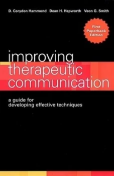 Image of Improving Therapeutic Communication by D. Corydon Hammond Paperback