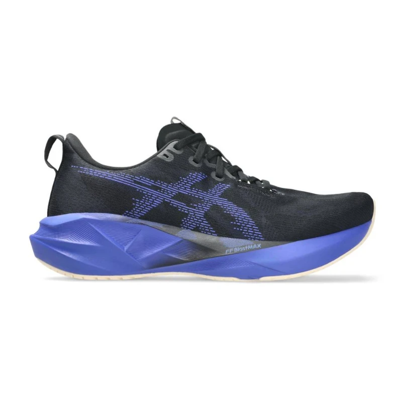 Image of ASICS Novablast 5 Shoes Black Blue SS26, Size 43,5 - EUR